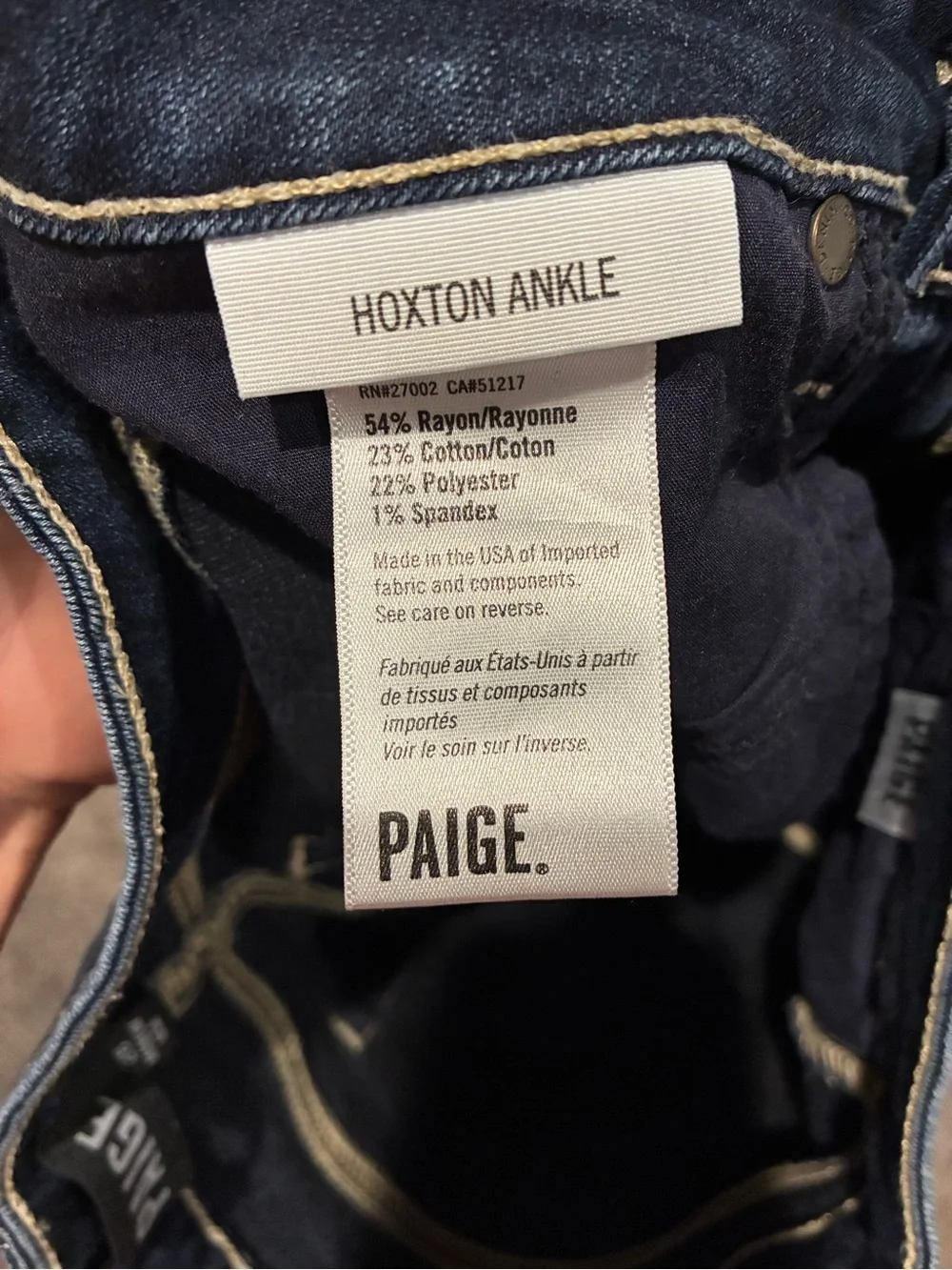 Paige Women's Hoxton Ankle Size 26